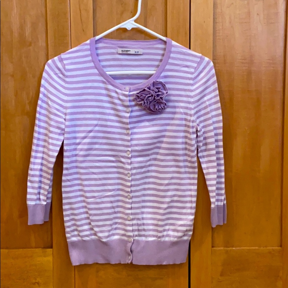 Striped cardigan
